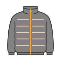 Puffer jacket illustration © lana