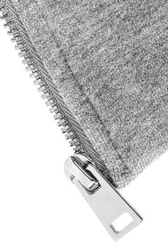 Jacket zipper closeup