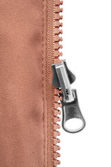 Jacket zipper closeup © Tarzhanova