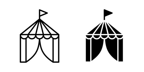 Circus tent icon ©  Ludka Studio