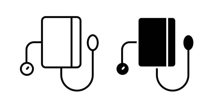 Blood pressure meter icon
