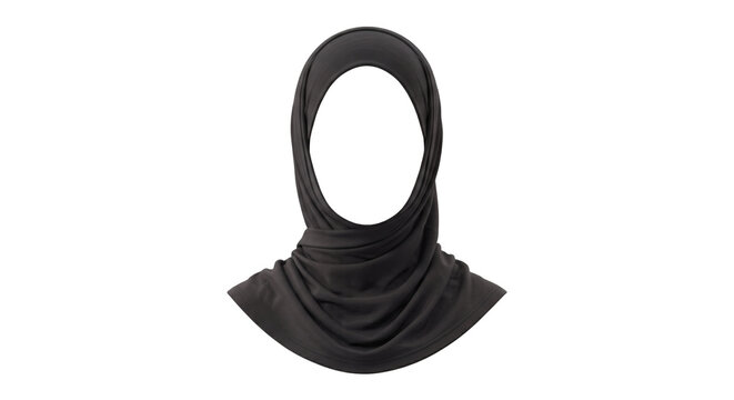Headscarf, Islamic headscarf, hijab isolated on transparent background, PNG