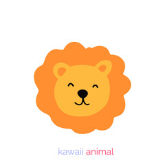 Obraz premium Cute Cartoon Lion Character with Friendly Hedgehog Vector Illustration Happy Wild Animal Mascot for Kids Design Safari Zoo Nature and Pet Theme