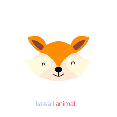 Fototapeta premium Cute Red Fox Cartoon Character Holding a Heart, Adorable Wildlife Animal Mascot Vector Illustration in Orange and Red Fur, Funny Nature Design