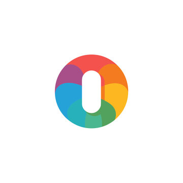 Colorful Abstract Circle Icon
