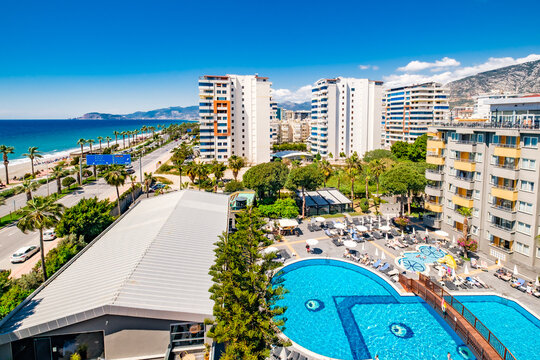 Alanya, Turkey &ndash; april 12, 2025: Senza Grand Santana Hotel
