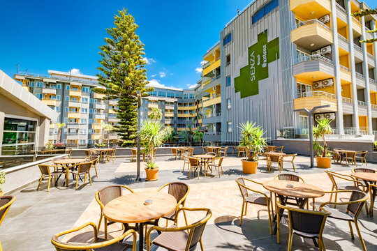 Alanya, Turkey &ndash; april 12, 2025: Senza Grand Santana Hotel