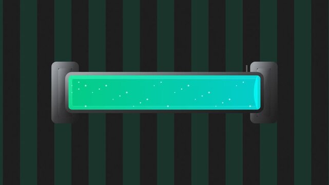 Macro Horizontal Liquid Pipe Power Charge Fill Motion Graphics 4K