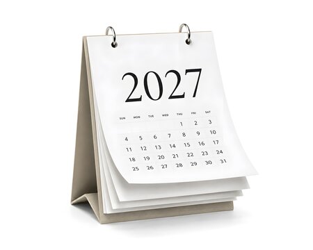 This calendar displays the year 2027. It has a simple design with visible months and days. The calendar is meant to help track days and plans for the entire year