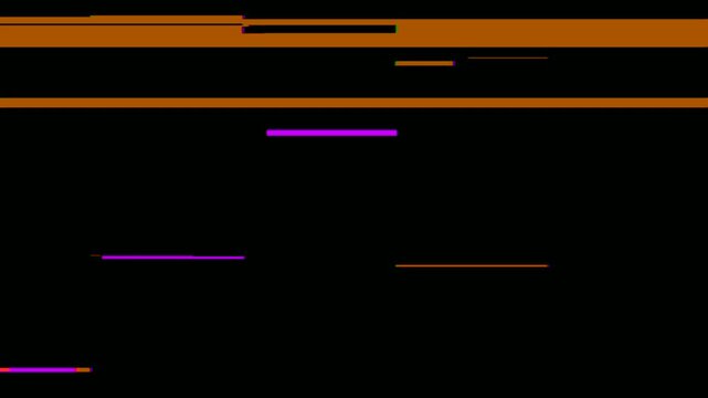 Retro Computer Glitch Transition Overlay Terminal Distortion Effect