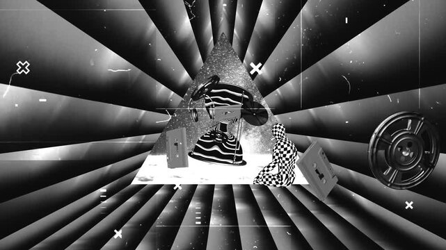 music fractal background