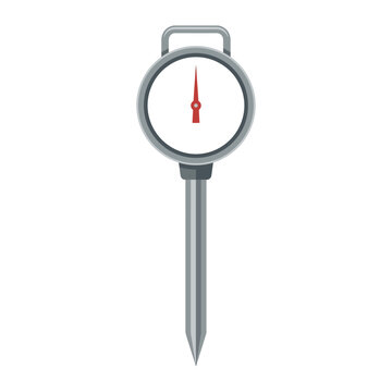 Stainless Steel Soil Moisture Meter Gauge for Precise Agriculture and Gardening Measurement