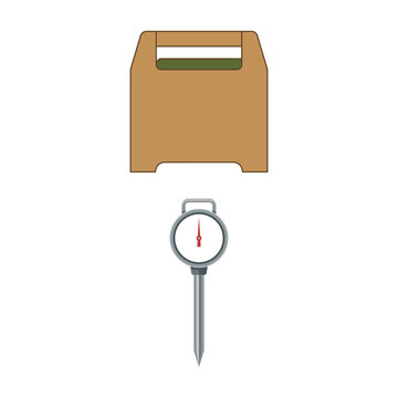 Soil Moisture Meter and Fertilizer Container for Gardening and Agriculture Equipment Analysis