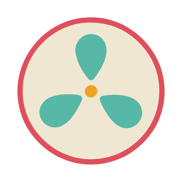 Stylized fan icon