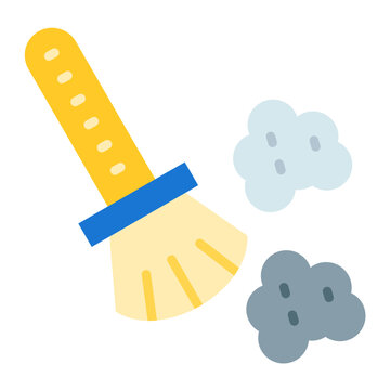 Dusting Vector Design Icon Style