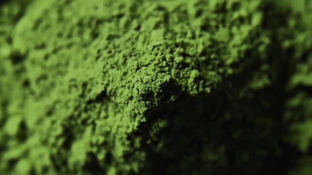 Premium Matcha Powder Close Up