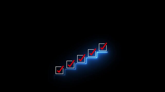Business planning goals with digital checklist and target strategy, success achievement steps, corporate project management, performance tracking, strategic on alpha transparent background.
