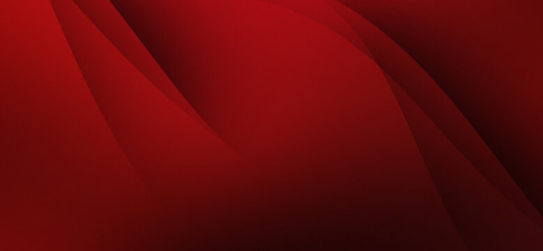 Dark red abstract background with smooth wave curves and subtle gradient overlay
