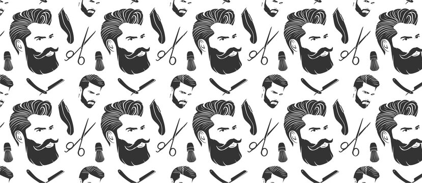 Coll Wallpaper for barber shop