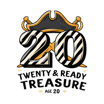 Celebrate Talk Like a Pirate Day with a pirate party themed around turning twenty and ready for adventure