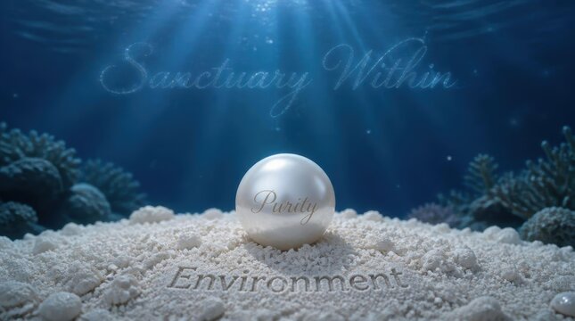 Prompt174 deep calming ocean blue environment set within high fidelity v2-6x