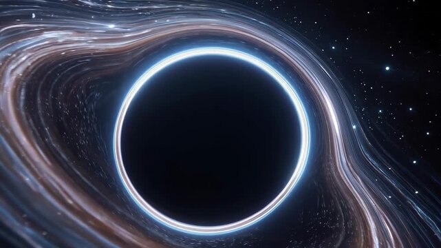 Black Hole Accretion Disk Swirling Through Starry Background Cosmic Space with Gravitational