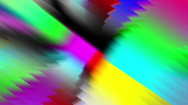 Colorful Abstract Stepped Wave Background