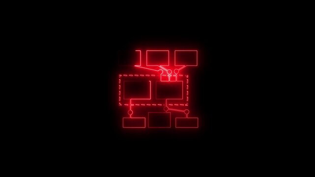 Ai tools or neon box. Multi function for Agentic AI technology motion background. Multi agent AI systems, Automate daily Tasks Smart AI solutions improve efficiency, Automate repetitive work.4k vide