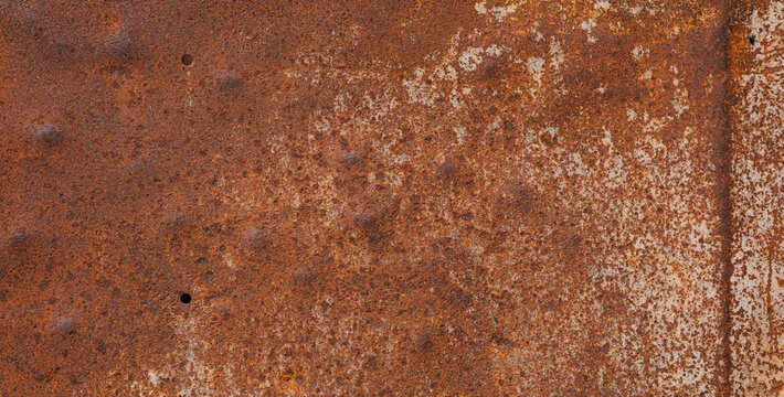 Rusty metal surface showing textured grunge background