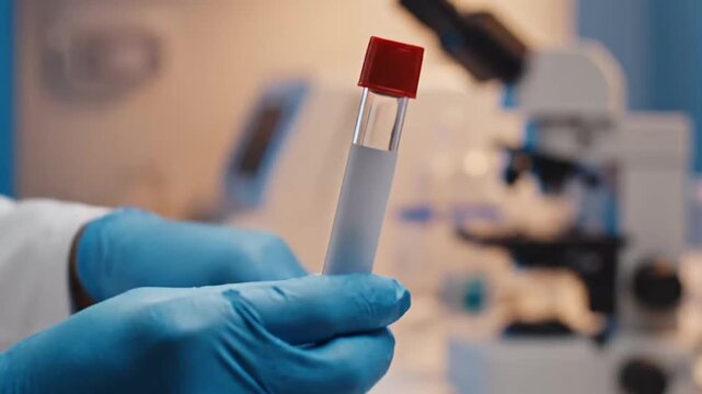 Laboratory scientist handling test tubes and pipettes in a modern research environment demonstrating scientific procedures