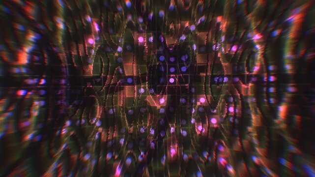 Microchip circuits pulse with glowing light in a futuristic 3D animation visualising neural network processors and quantum computing data transfer