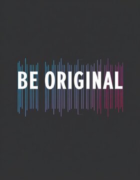 Inspirational Modern Text Design with Vibrant Colorful Lines on Dark Background
