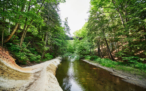 Geyser Creek within Saratoga Spa State Park, Saratoga Springs, New York
