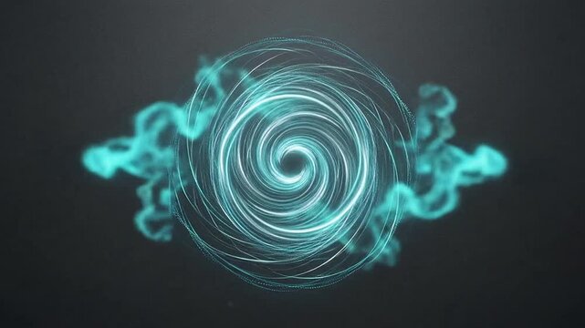 Dynamic Electric Swirl Light Trails Displaying Vibrant Neon Energy Flow for Digital Art