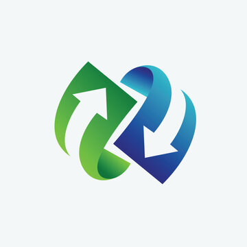Transaction icon vector logo design
