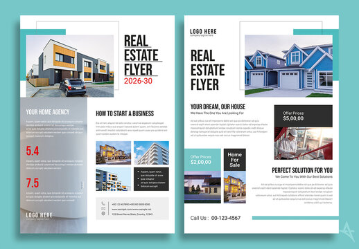 Real Estate Flyer Design Template