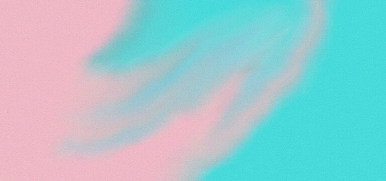 Soft abstract gradient background featuring pink and cyan hues blending seamlessly with subtle texture.