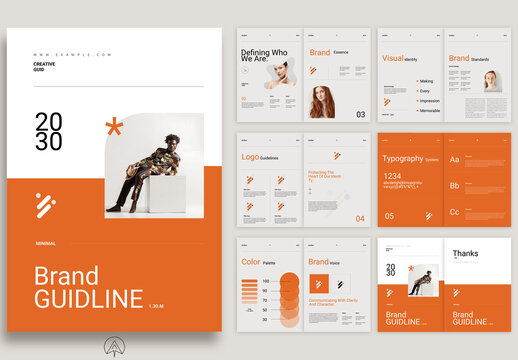 Minimal Brand Guideline Template