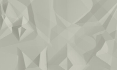Obraz premium An abstract geometric background featuring layered triangular shapes in monochromatic shades of grey creating a subtle low-poly style with soft lighting effects