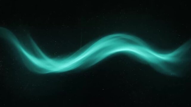 Dynamic glowing wave motion captured over multiple video frames showcasing luminous energy flow