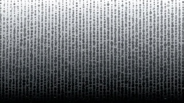 Abstract digital rain animation loop background, black bright