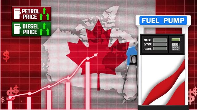 Retail fuel costs increase rapidly at the pump. The national map highlights this economic issue.