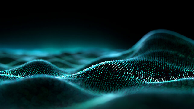 Digital Particle Wave Flowing in Abstract Cyberspace