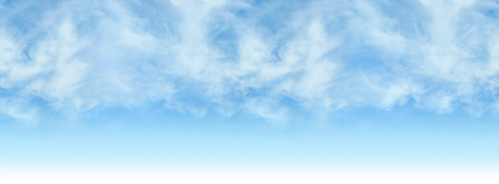 Repeating blue sky background scene