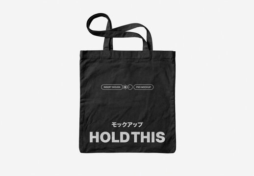 Slim Totebag Mockup For Branding And Packaging Design