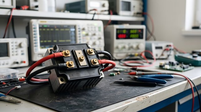 high current bridge rectifier module for ac to dc power conversion electronics testing industrial power supplies and electrical engineering