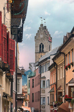Scorcio del centro storico di Vipiteno - Bolzano - Alto Adige - Italia