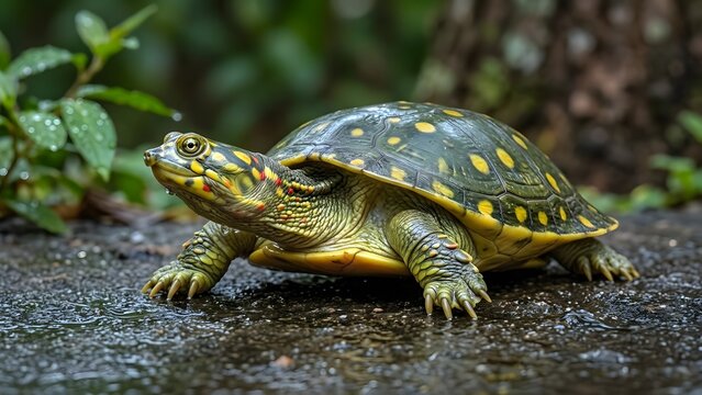 turtle on the grass