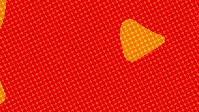 Vibrant Red Pop Art Halftone Dot Background