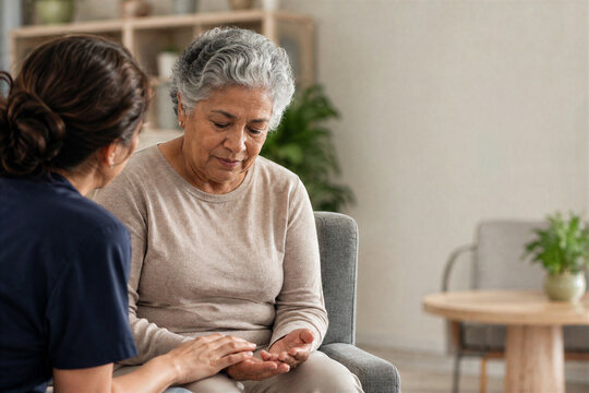World Alzheimer's Day memory care concept for psychological therapy and senior support